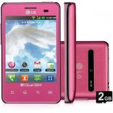LG T375 Desbloqueado Rosa Dual Chip Câmera de 2.0MP.
