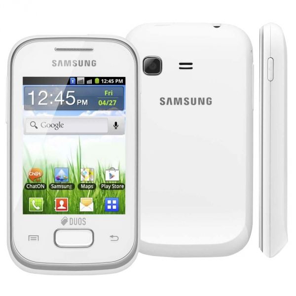 Samsung Galaxy Y Duos S6102B Branco com Dual Chip.