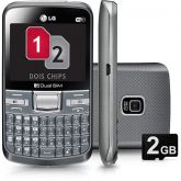 LG C199 Desbloqueado Prata Dual Chip Câmera 2.0MP Wi-Fi