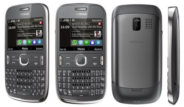 Nokia Asha 302 Cinza-Desbloqueado