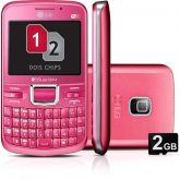 LG C199 Desbloqueado Rosa Dual Chip Câmera 2.0MP Wi-Fi
